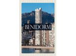 Vianmo Insegna In Legno 18X12 Cm Benidorm Spain Panorama Poster