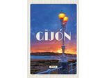 Vianmo Insegna In Legno 18X12 Cm Gijon Spain Sonnenuntergang Meer