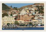 Vianmo Insegna In Legno 20X30 Cm Samos Griechenland Mytilini Stadt Meer