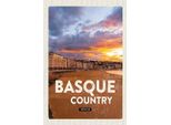Vianmo Insegna In Legno 18X12 Cm Basque Country Spain Sonnenuntergang