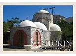 Vianmo Insegna In Legno 20X30 Cm Santorin Griechenland Kloster Profitis