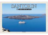 Vianmo Insegna In Legno 20X30 Cm Santorin Griechenland Palea Kameni Insel