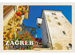 Vianmo Insegna In Legno 20X30 Cm Zagreb Kroatien Lotrscak Turm Wachturm