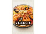 Vianmo Insegna In Legno 18X12 Cm Valencia Spain Fisch MeeresfrüChte