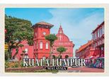 Vianmo Insegna In Legno 20X30 Cm Kuala Lumpur Malaysia Malakka Stadt Kirche