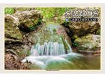 Vianmo Insegna In Legno 20X30 Cm Samos Griechenland WasserfäLle Karlovasi