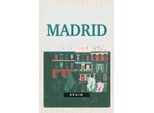 Vianmo Insegna In Legno 18X12 Cm Madrid Spain Erringungen Retro
