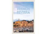Vianmo Insegna In Legno 18X12 Cm French Riviera Panorama Bild Geschenk