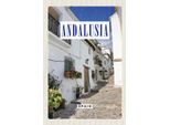Vianmo Insegna In Legno 18X12 Cm Andalusia Spain Altstadt Reiseziel