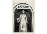 Vianmo Insegna In Legno 18X12 Cm Louvre Museum Reiseziel Tourism Retro