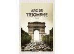 Vianmo Insegna In Legno 18X12 Cm Arc De Triomphe Paris Retro Bild