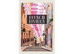 Vianmo Insegna In Legno 18X12 Cm French Riviera Rosa Schirm Altstadt