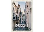 Vianmo Insegna In Legno 18X12 Cm Cannes France Architektur StraßE