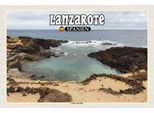Vianmo Insegna In Legno 20X30 Cm Lanzarote Spanien Charco Del Palo Ort