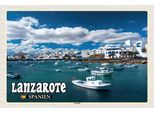 Vianmo Insegna In Legno 20X30 Cm Lanzarote Spanien Arrecife Stadt Meer