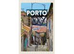 Vianmo Insegna In Legno 18X12 Cm Porto Portugal Altstadt Bild
