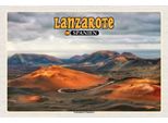 Vianmo Insegna In Legno 20X30 Cm Lanzarote Spanien Nationalpark Timanfaya