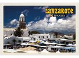 Vianmo Insegna In Legno 20X30 Cm Lanzarote Spanien Teguise Stadt Kirche