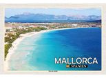 Vianmo Insegna In Legno 20X30 Cm Mallorca Spanien Playa De AlcúDia Strand