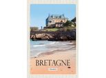 Vianmo Insegna In Legno 18X12 Cm Bretagne France Architektur