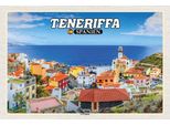 Vianmo Insegna In Legno 20X30 Cm Teneriffa Spanien La Laguna Meer Stadt