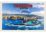 Vianmo Insegna In Legno 20X30 Cm Teneriffa Spanien Puerto De La Cruz Berg