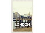 Vianmo Insegna In Legno 18X12 Cm Schild London Architektur Geschenk