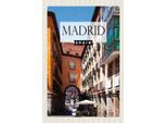 Vianmo Insegna In Legno 18X12 Cm Madrid Spain Mittelalter Architektur