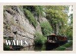Vianmo Insegna In Legno 20X30 Cm Wales United Kingdom Llangollen Kanal