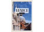 Vianmo Insegna In Legno 18X12 Cm Venice Italien Architektur