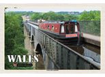 Vianmo Insegna In Legno 20X30 Cm Wales United Kingdom Pontcysyllte AquäDukt