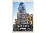 Vianmo Insegna In Legno 18X12 Cm London United Kingdom Architektur