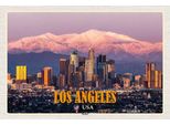 Vianmo Insegna In Legno 20X30 Cm Los Angeles Skyline Berge Wolkenkratzer