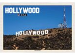 Vianmo Insegna In Legno 20X30 Cm Hollywood Usa Hollywood Hills