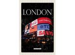 Vianmo Insegna In Legno 18X12 Cm London England Piccadilly City Nacht
