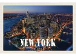 Vianmo Insegna In Legno 20X30 Cm New York Usa Big Apple HochhäUser