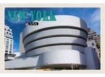Vianmo Insegna In Legno 20X30 Cm New York Usa Solomon R. Guggenheim Museum
