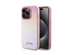 Guess Guhcp15Xpsairsp Custodia Rigida Saffiano Iridescente Per Iphone 15 Pro Max 6.7 RóżOwy/Pink