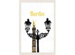 Vianmo Insegna In Legno 18X12 Cm Berlin Deutschland SiegessäUle Reise