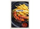 Vianmo Insegna In Legno 18X12 Cm Berlin Deutschland Currywurst Essen
