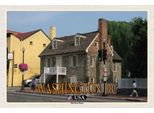 Vianmo Insegna In Legno 20X30 Cm Washington Dc Usa Old Stone House Museum
