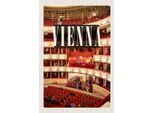 Vianmo Insegna In Legno 18X12 Cm Wien ÖSterreich Opera Theater Reise