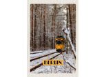Vianmo Insegna In Legno 18X12 Cm Berlin Deutschland Schnee Reise