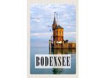 Vianmo Insegna In Legno 18X12 Cm Bodensee Deutschland Haus See