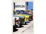 Vianmo Insegna In Legno 18X12 Cm Berlin Deutschland Oldtimer