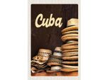 Vianmo Insegna In Legno 18X12 Cm Cuba Karibik Hutferien