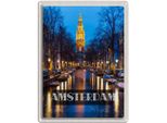 Vianmo Insegna Di Latta 40X30 Cm Retro Amsterdam Munt Tower Nacht