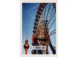 Vianmo Insegna In Legno 18X12 Cm Berlin Deutschland Kirmes