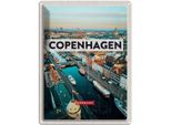 Vianmo Insegna Di Latta 40X30 Cm Copenhagen Denmark Altstadt Fluss