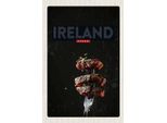 Vianmo Insegna In Legno 18X12 Cm Irland Fleisch Steak Gabel